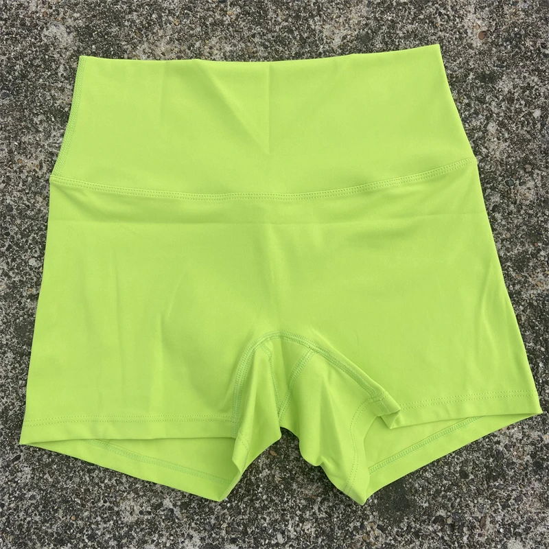 Women Yoga Shorts Gym Sports Shorts High Waist Workout Short Leggings Fitness Short Pants Running Cycling Tight Soft Sportswear