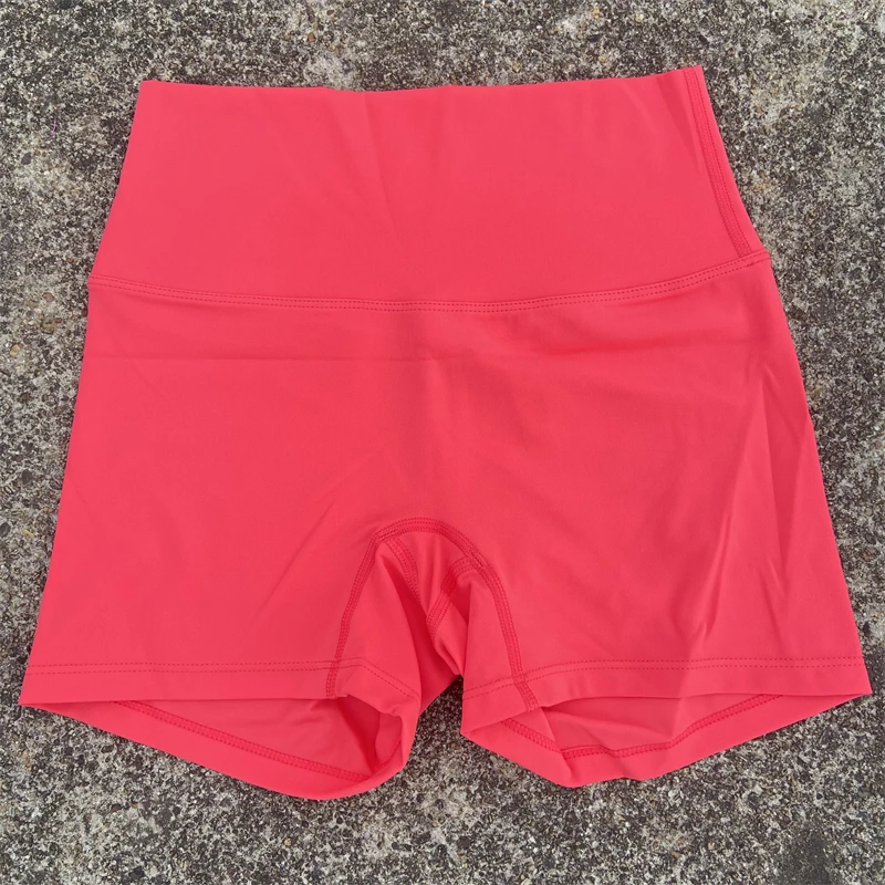 Women Yoga Shorts Gym Sports Shorts High Waist Workout Short Leggings Fitness Short Pants Running Cycling Tight Soft Sportswear
