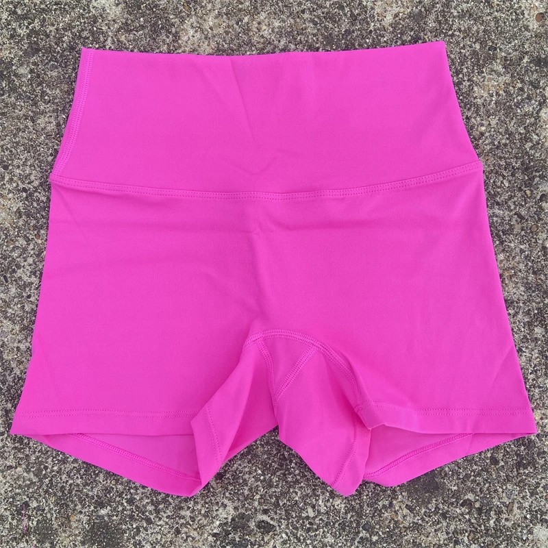 Women Yoga Shorts Gym Sports Shorts High Waist Workout Short Leggings Fitness Short Pants Running Cycling Tight Soft Sportswear