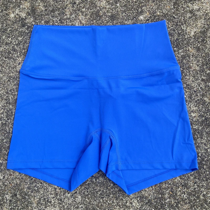 Women Yoga Shorts Gym Sports Shorts High Waist Workout Short Leggings Fitness Short Pants Running Cycling Tight Soft Sportswear