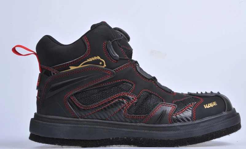 Rock Offshore Fishing Shoes Felt Sole Fishing Wading Boot Breathable Upstream Shoes Anti-slip River Wading Waders Boots