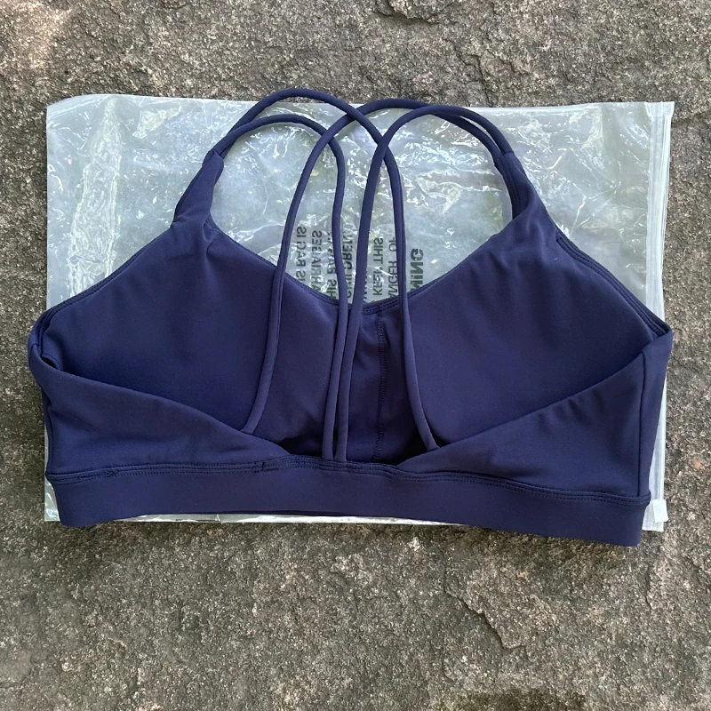 Women's Sports Bra Shockproof Bra Beautiful Back and Sports Anti Sagging Running External Wear Training Fitness Tank Yoga Bra