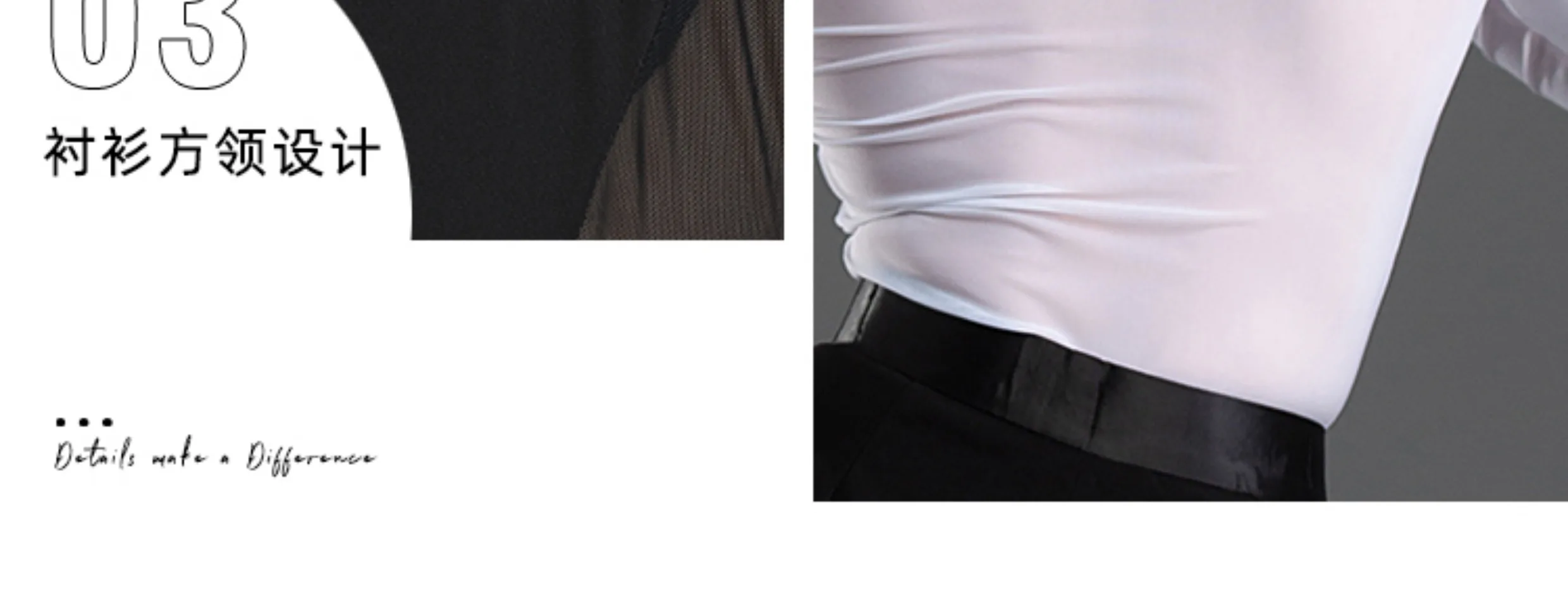 2026 New Long Sleeves Latin Dance T-shirt Boy's Practice Top Wear Men's Deep V Neckline Seethrough Design Charles Shirt