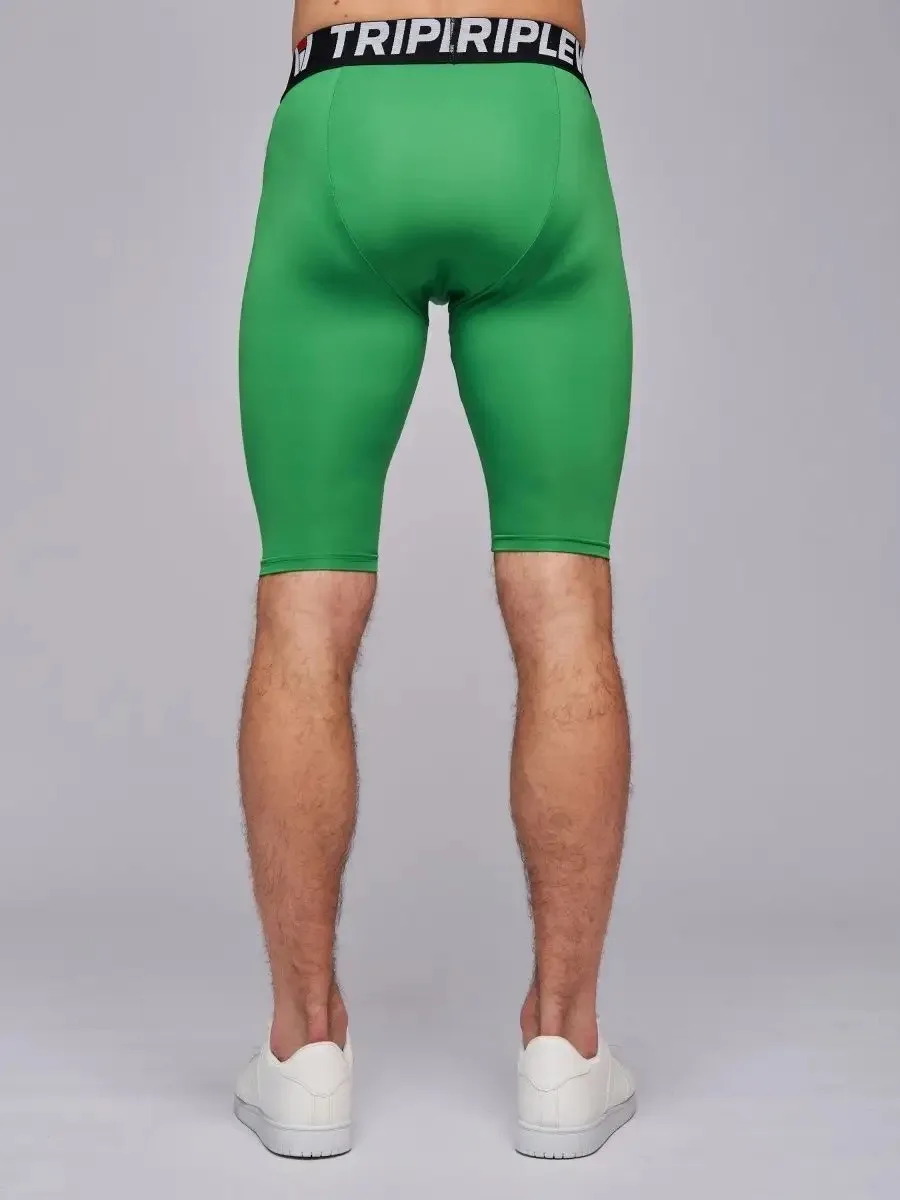 Men Running Tights GYM Marathon Short Pants Basketball Football Soccer Fitness Exercise Hiking Jogging Sport Fifth Leggings J29