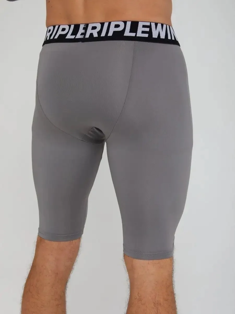 Men Running Tights GYM Marathon Short Pants Basketball Football Soccer Fitness Exercise Hiking Jogging Sport Fifth Leggings J29