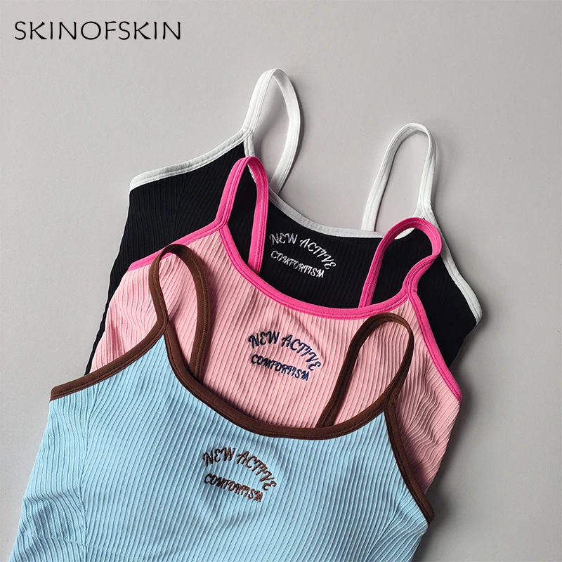 Color Blocking Small Suspender Sports Bra for Women Fixed Cup Fitness Bra Running Bra Acceleration, Dry Training Yoga Outerwear