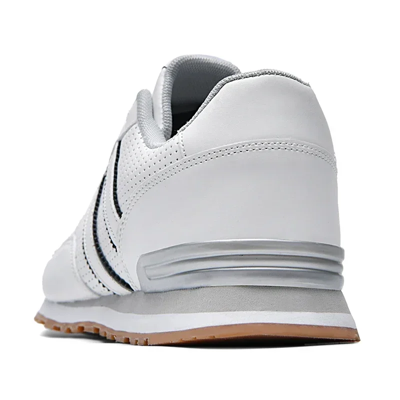 Autumn Sports Shoes Men's Flat Running White Durable Classic Casual Shoes Low Cut Trendy Fashionable Hiking and Walking Shoes