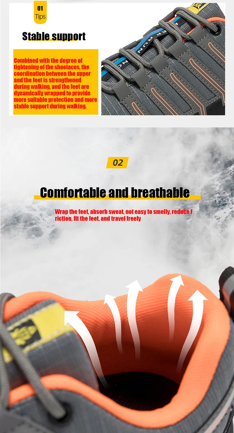 Outdoor Hiking Shoes Non-Slip Hiking Sports Shoes Lightweight Men's Shoes Men Tactical Training Sports Shoes
