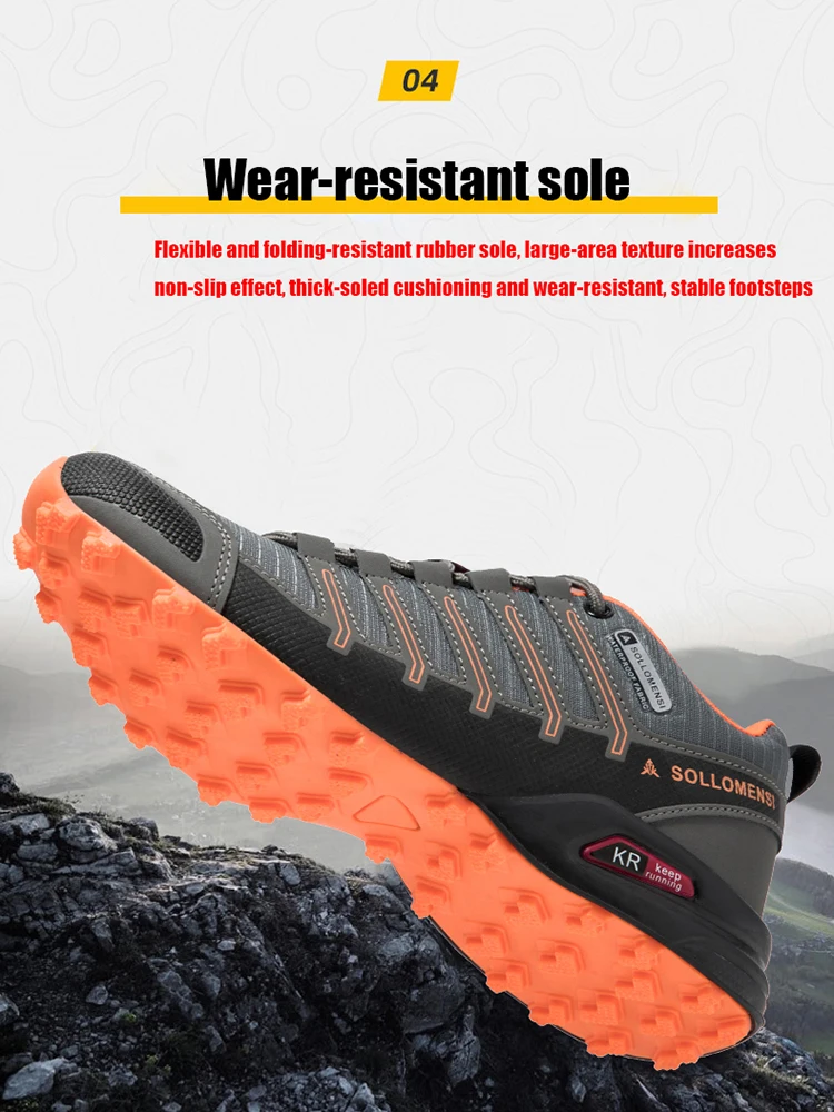 Outdoor Hiking Shoes Non-Slip Hiking Sports Shoes Lightweight Men's Shoes Men Tactical Training Sports Shoes