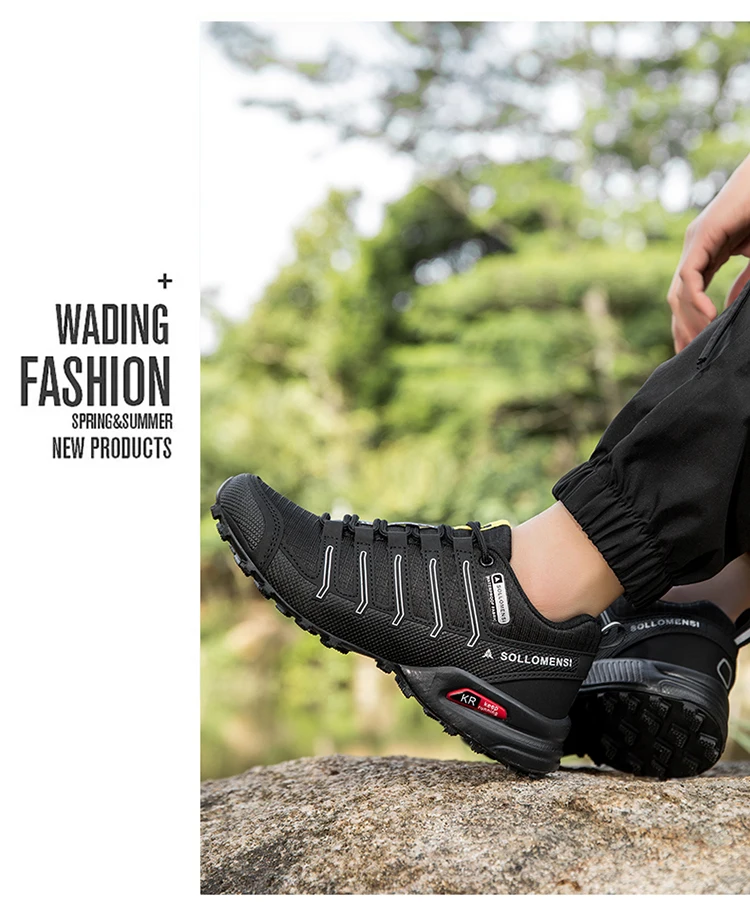 Outdoor Hiking Shoes Non-Slip Hiking Sports Shoes Lightweight Men's Shoes Men Tactical Training Sports Shoes