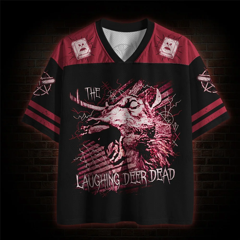 2026 New Nordic Mythical Theme Sports Fashion Short Sleeve V-neck Street View Clothing Mythical Fan Gifts T-shirt
