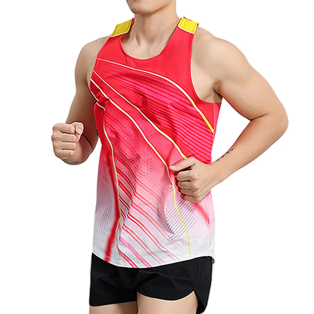 Men Run Vest Tank Top Speed Fitness Running Shirt Sleeveless Soprt Singlet