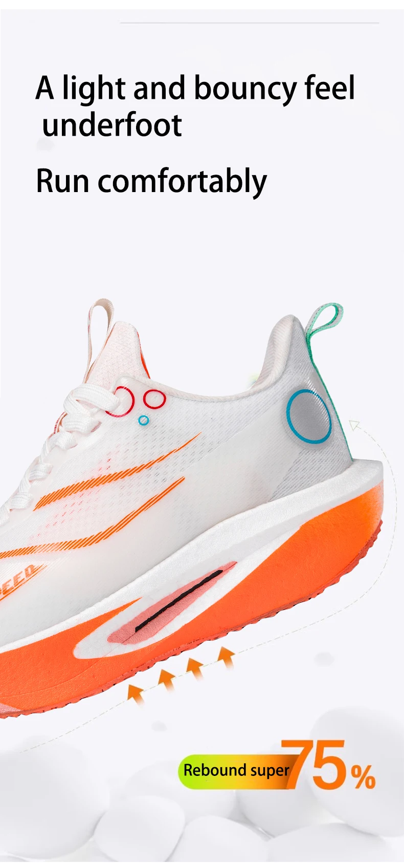 Men's Running Shoes Carbon Plate Professional Running Shoes Breathable Non-slip Cushioning Women's Casual Running Sports Shoes