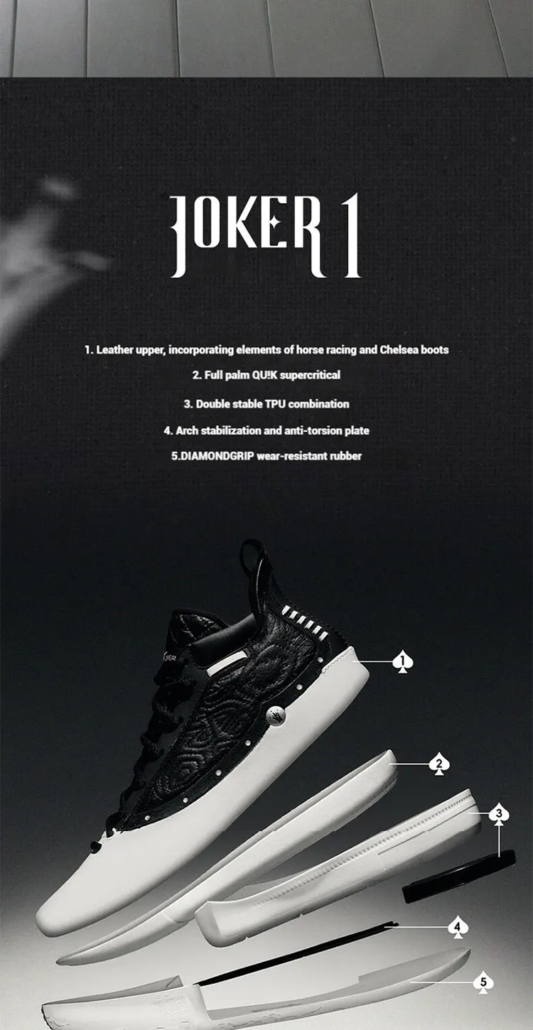 361 Degrees Joker 1 Men Basketball Shoes Jokic Professional  Protect Actual Training Shock-Absorbing Male Sneakers 572511103