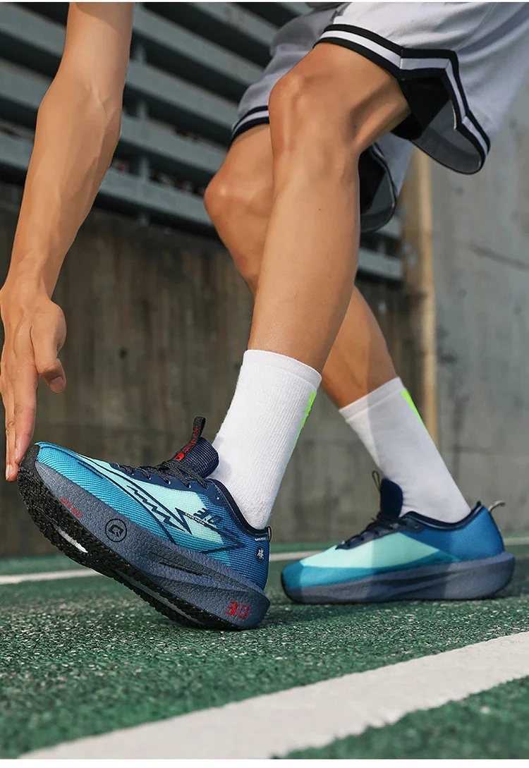 Running Shoes Speciality Carbon Board Marathon Men Sports Breathable Lightweight Women's Comfortable Athletic Nonskid Sneakers
