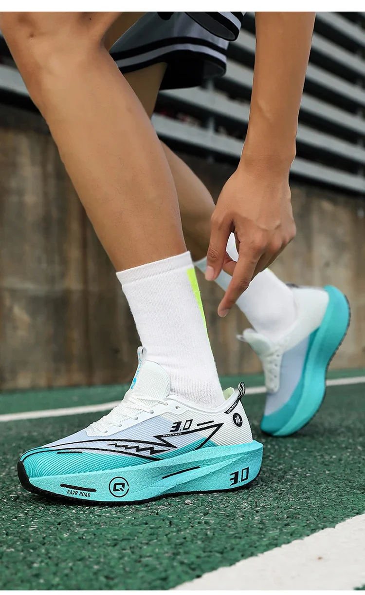 Running Shoes Speciality Carbon Board Marathon Men Sports Breathable Lightweight Women's Comfortable Athletic Nonskid Sneakers