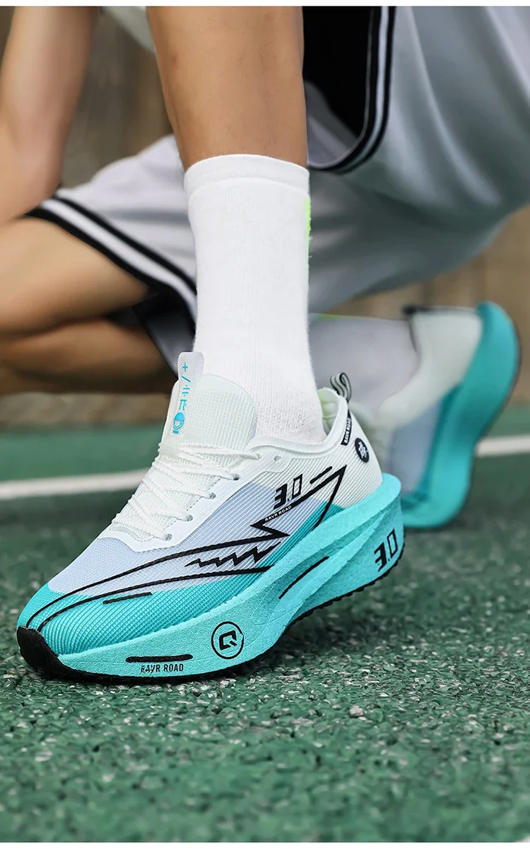 Running Shoes Speciality Carbon Board Marathon Men Sports Breathable Lightweight Women's Comfortable Athletic Nonskid Sneakers