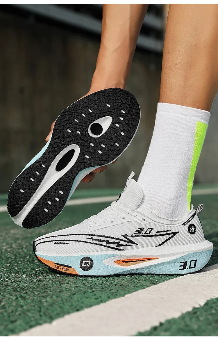 Running Shoes Speciality Carbon Board Marathon Men Sports Breathable Lightweight Women's Comfortable Athletic Nonskid Sneakers