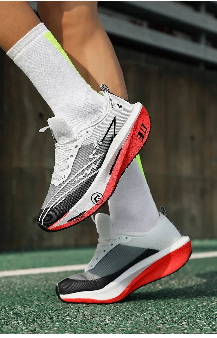 Running Shoes Speciality Carbon Board Marathon Men Sports Breathable Lightweight Women's Comfortable Athletic Nonskid Sneakers