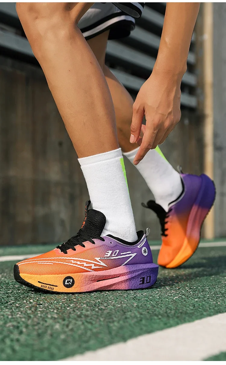 Running Shoes Speciality Carbon Board Marathon Men Sports Breathable Lightweight Women's Comfortable Athletic Nonskid Sneakers