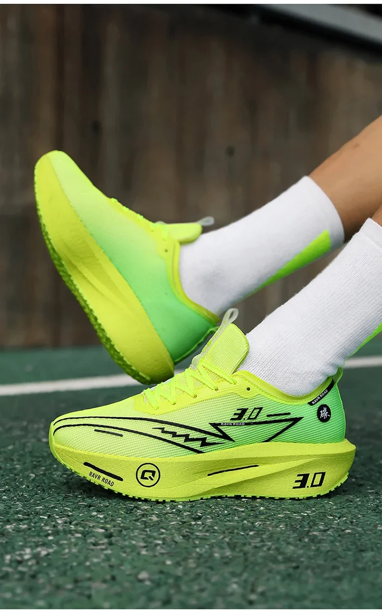 Running Shoes Speciality Carbon Board Marathon Men Sports Breathable Lightweight Women's Comfortable Athletic Nonskid Sneakers
