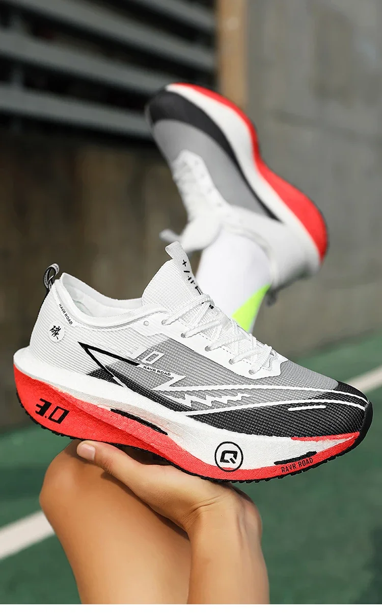 Running Shoes Speciality Carbon Board Marathon Men Sports Breathable Lightweight Women's Comfortable Athletic Nonskid Sneakers