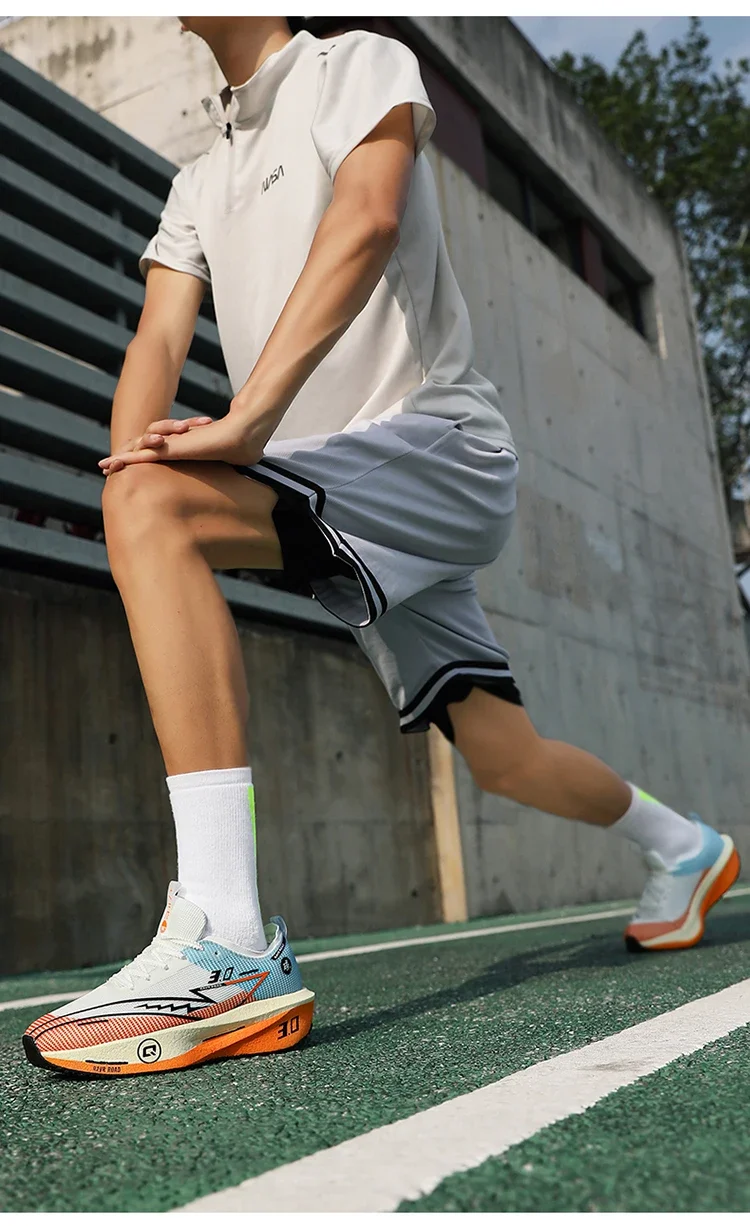Running Shoes Speciality Carbon Board Marathon Men Sports Breathable Lightweight Women's Comfortable Athletic Nonskid Sneakers