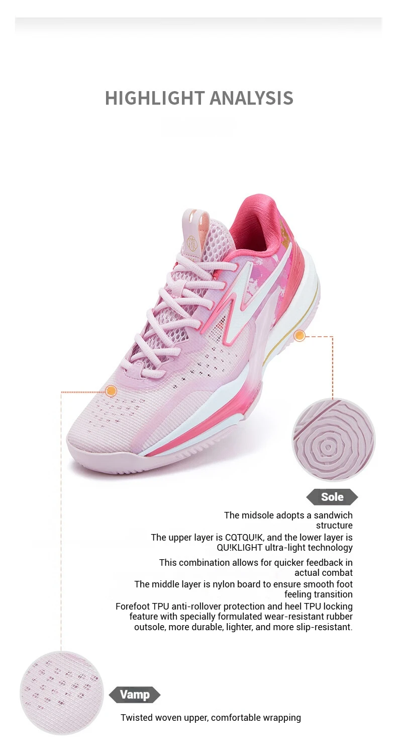 361 Degrees BIG3 6.0 Men Basketball Sport Shoes Impact Protection Durable Wear-Resistant Agile Outdoor Indoor Sneakers 672531110