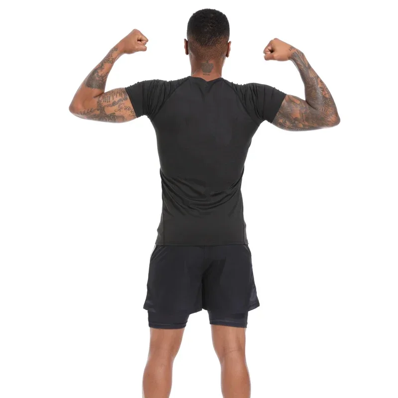 Anime Berserk Compression T-shirt Men Elastic Tight Sportswear Short-sleeved Gym Bodybuilding Quick-drying Sweatshirt Top S-3XL
