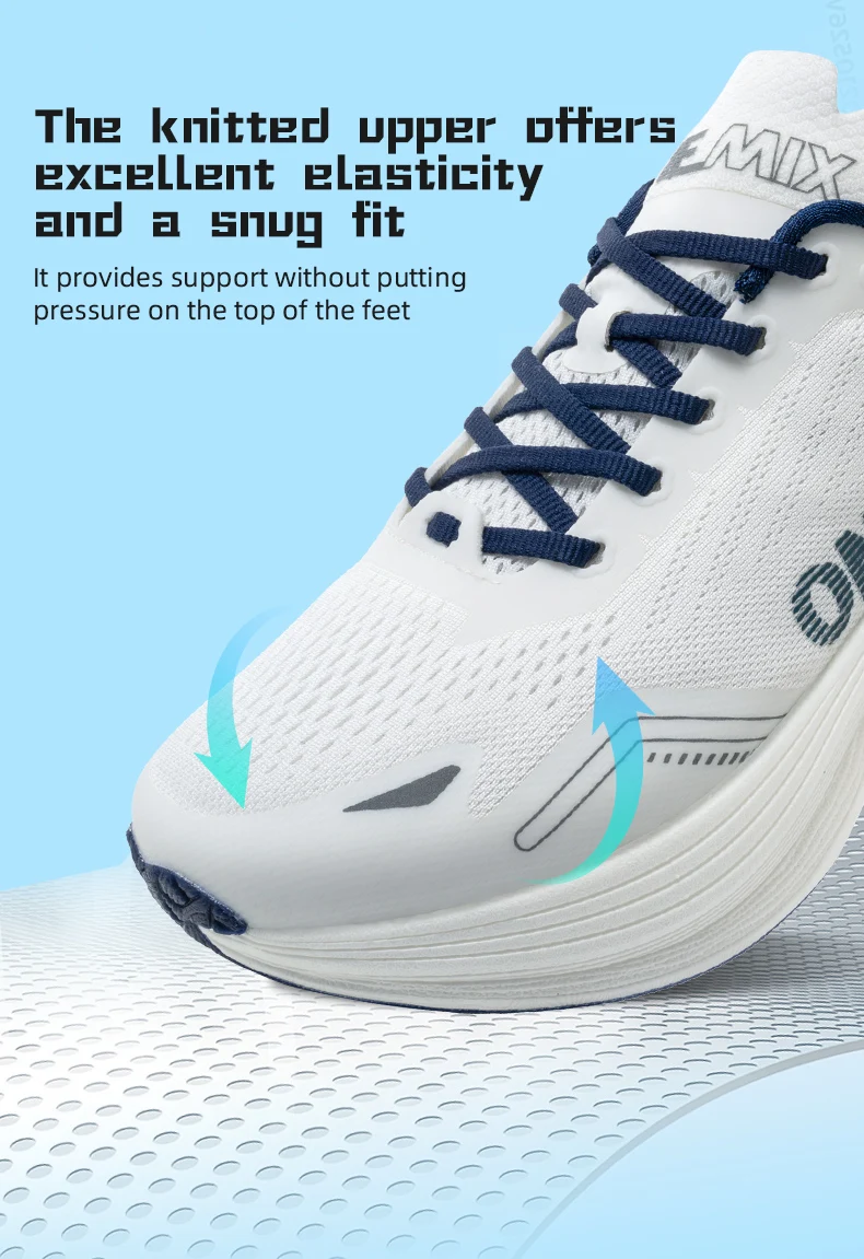 ONEMIX New Jogging Running Shoes Women and Men Light Sneakers Road Shoes Wear-resistant Fashion Sports Shoes Fitness