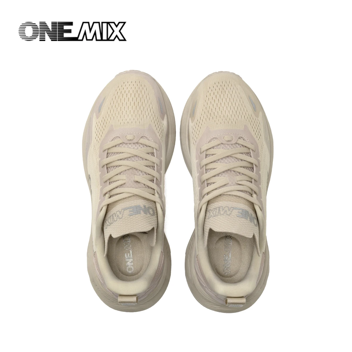 ONEMIX New Jogging Running Shoes Women and Men Light Sneakers Road Shoes Wear-resistant Fashion Sports Shoes Fitness