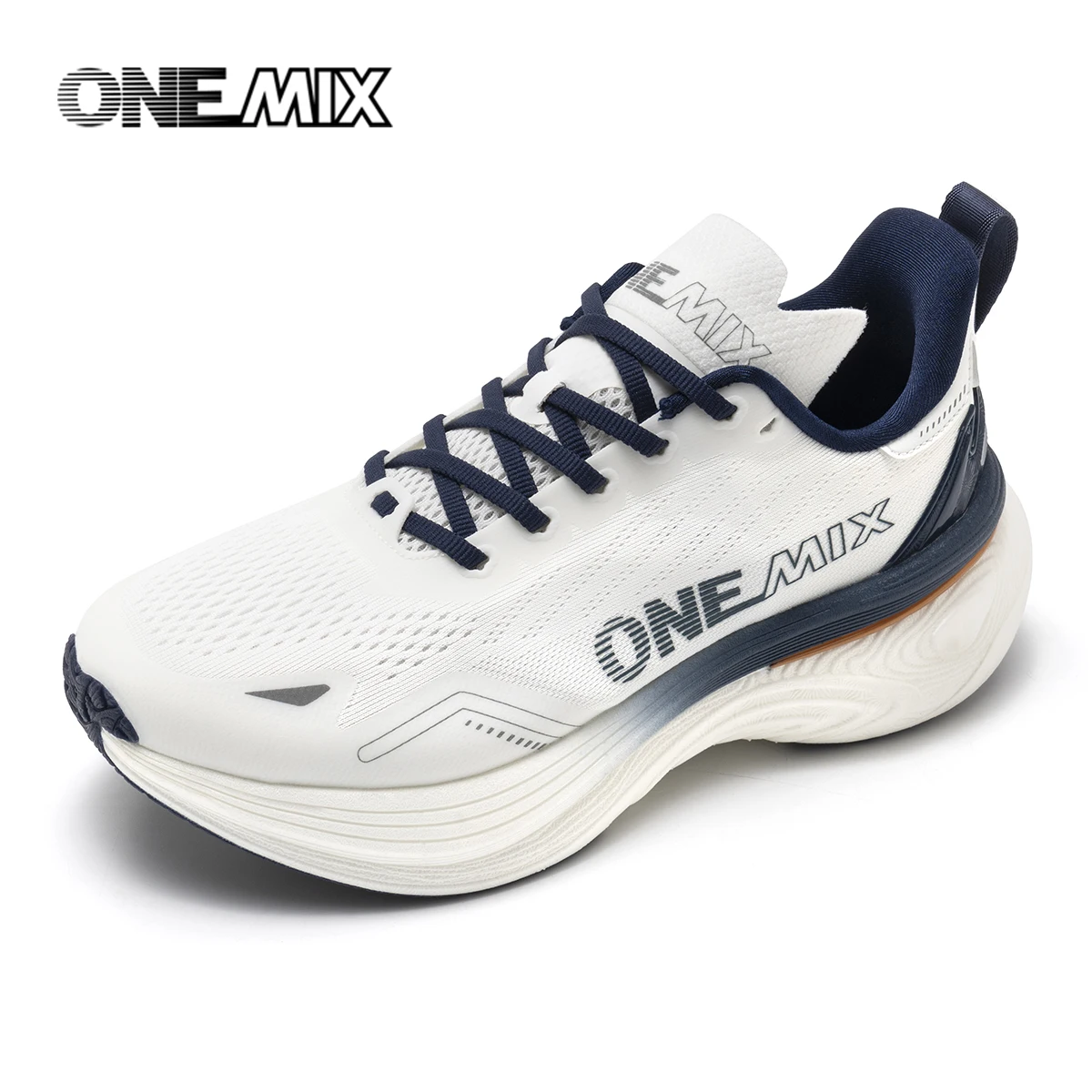 ONEMIX New Jogging Running Shoes Women and Men Light Sneakers Road Shoes Wear-resistant Fashion Sports Shoes Fitness
