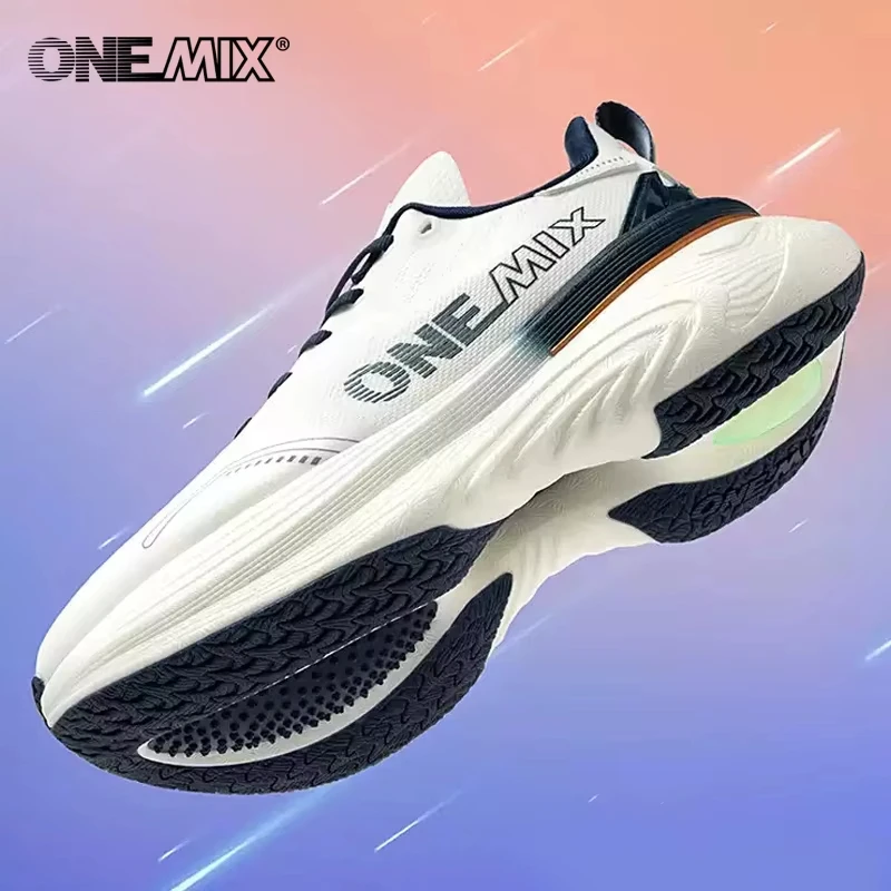 ONEMIX New Jogging Running Shoes Women and Men Light Sneakers Road Shoes Wear-resistant Fashion Sports Shoes Fitness