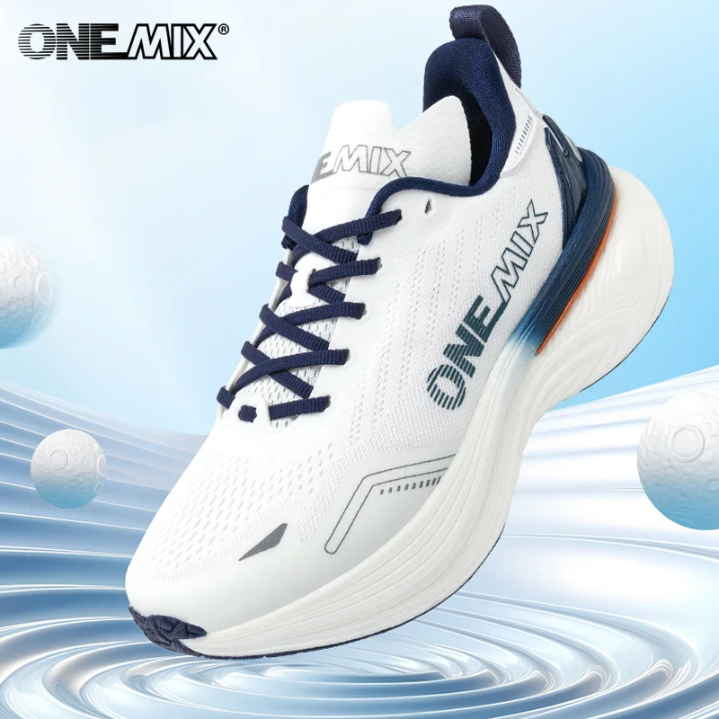ONEMIX New Jogging Running Shoes Women and Men Light Sneakers Road Shoes Wear-resistant Fashion Sports Shoes Fitness