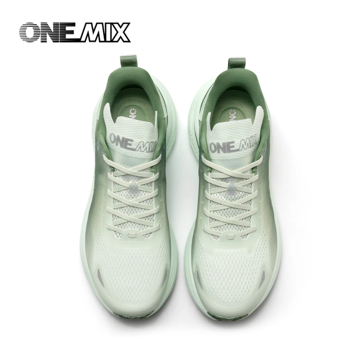 ONEMIX New Jogging Running Shoes Women and Men Light Sneakers Road Shoes Wear-resistant Fashion Sports Shoes Fitness