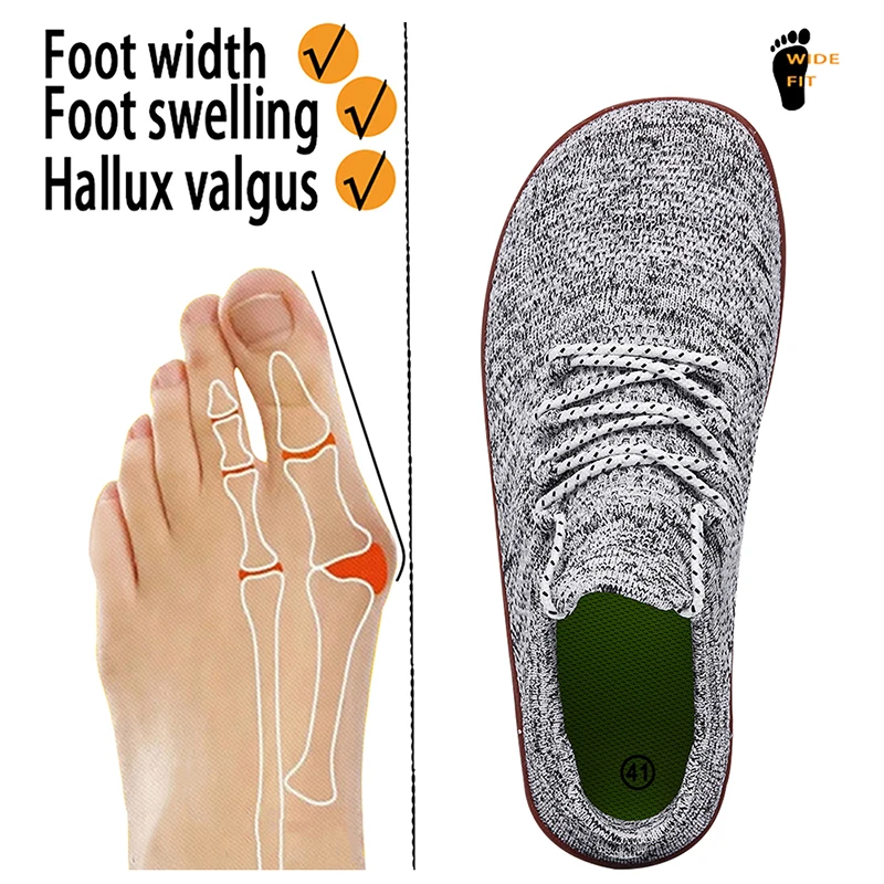 Minimalist Barefoot Shoes Unisex Lightweight Breathable Zero Soles Wide Toe Men's Running Shoes Outdoor Casual Walking Shoes
