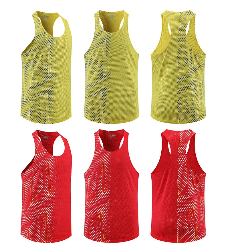 Adult Men Women Running Outdoor Shirts Tight Gym Tank Top Fitness Sleeveless T-shirts Sport Exercise Basketball Marathon Vest V9