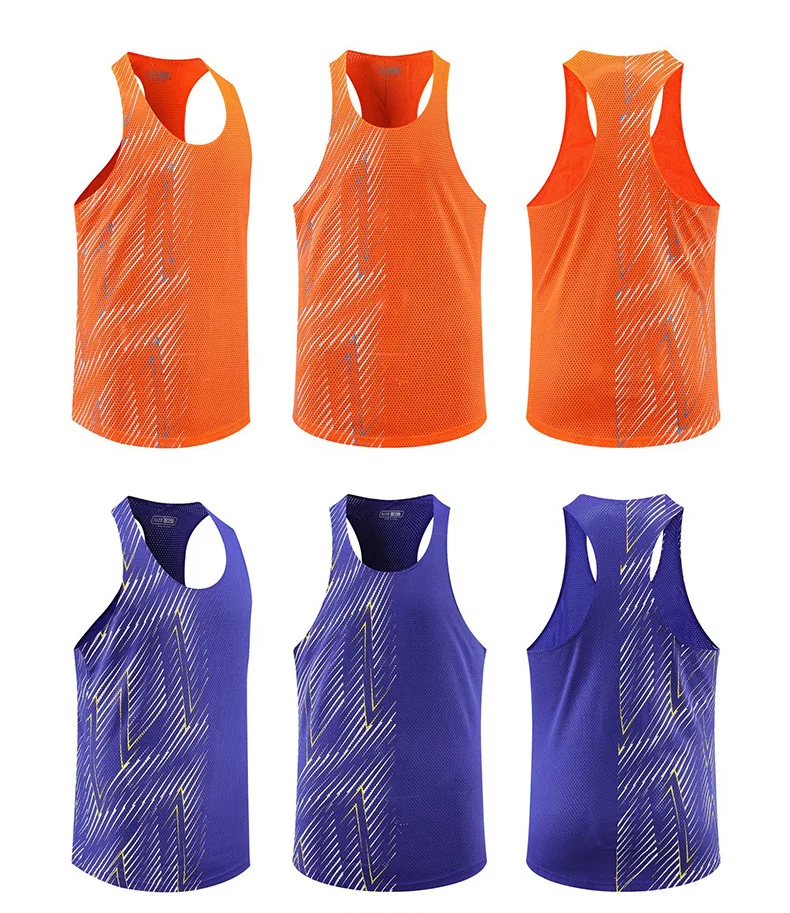 Adult Men Women Running Outdoor Shirts Tight Gym Tank Top Fitness Sleeveless T-shirts Sport Exercise Basketball Marathon Vest V9