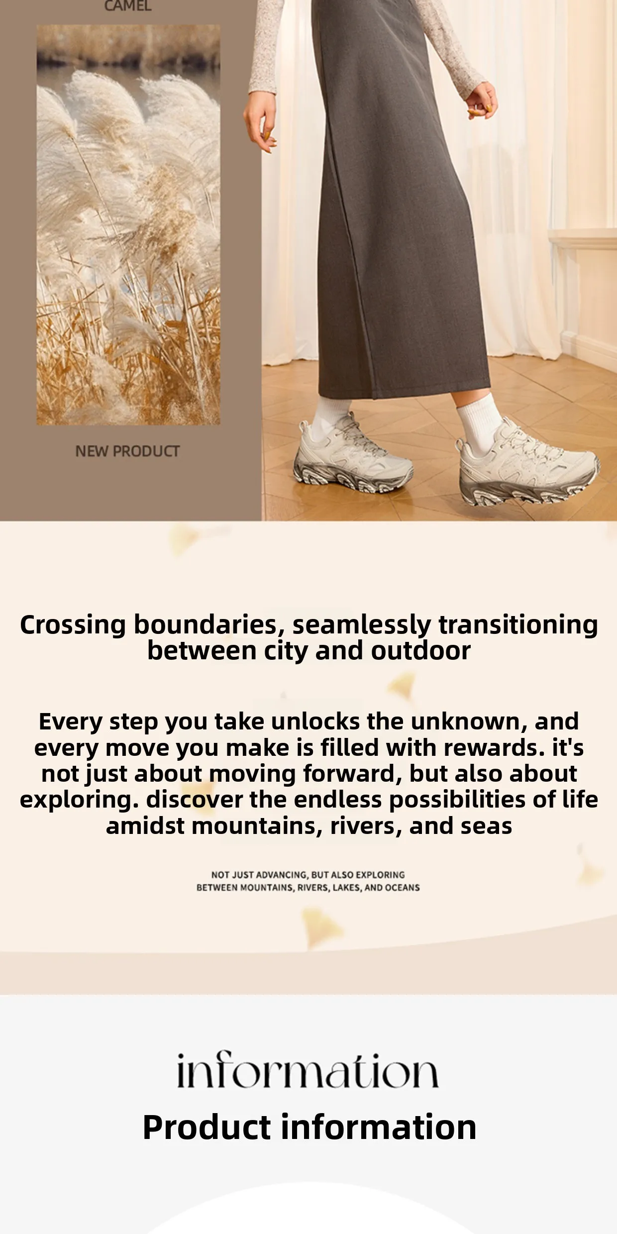 Golden Camel Non-slip Women Hiking Shoes Breathable Outdoor Anti Slip Splashproof Climbing Men Sneaker Tourism Mountain Shoes