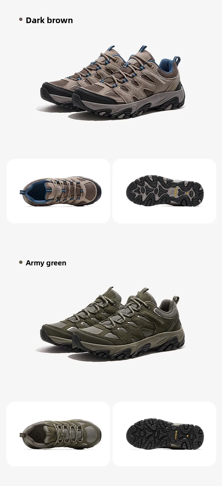 Golden Camel Non-slip Women Hiking Shoes Breathable Outdoor Anti Slip Splashproof Climbing Men Sneaker Tourism Mountain Shoes