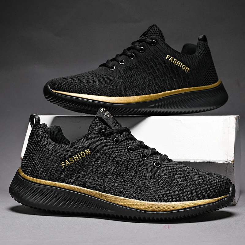 Large Size Mesh Breathable and Comfortable Soft-Soled Couple's Walking Shoes, Durable and Lightweight Outdoor Casual Sports Shoes for All Seasons