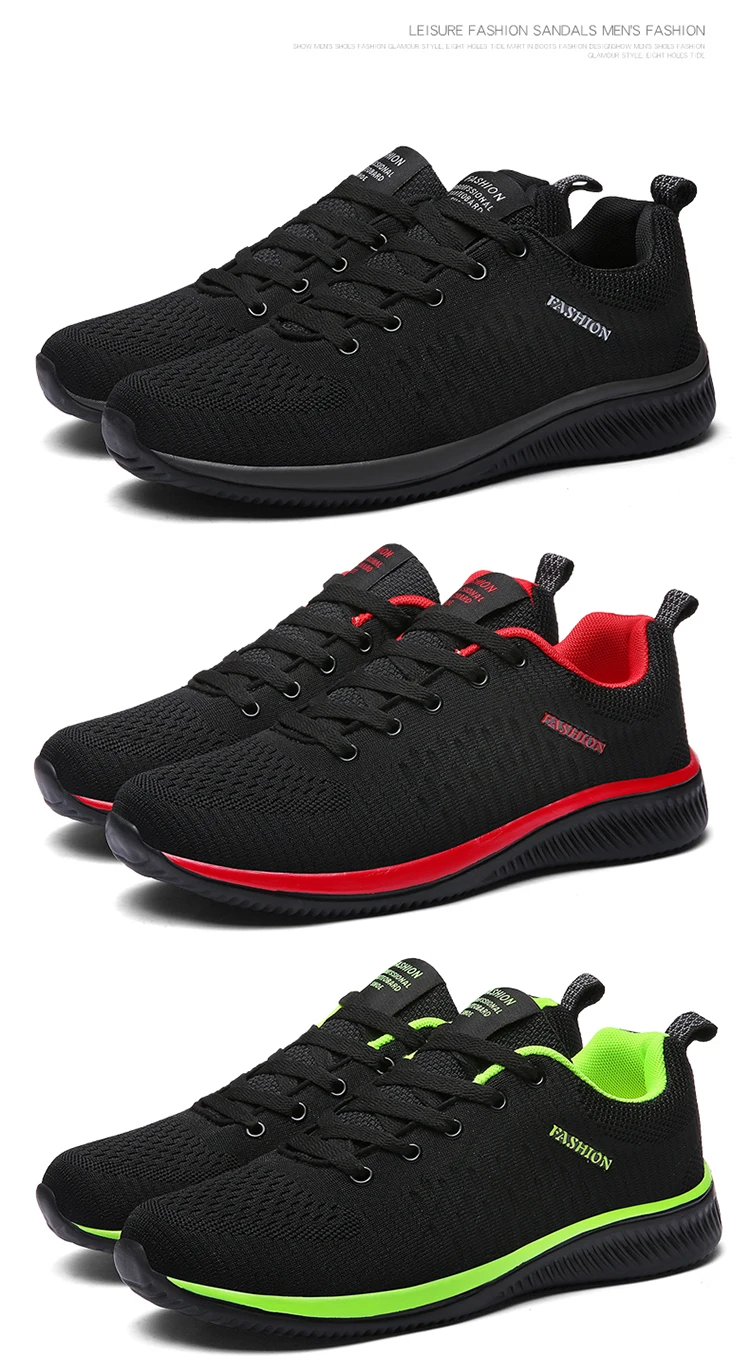 Large Size Mesh Breathable and Comfortable Soft-Soled Couple's Walking Shoes, Durable and Lightweight Outdoor Casual Sports Shoes for All Seasons
