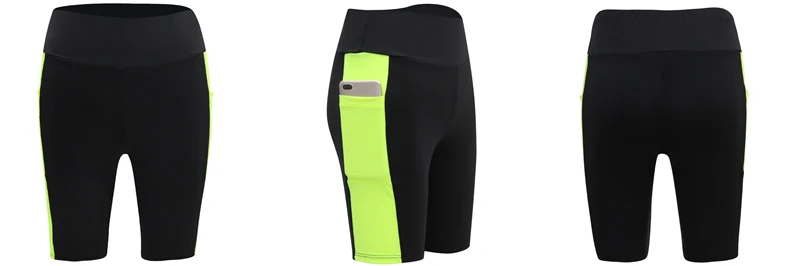 2026 Women's Yoga Pants Gym Pants Sports Running Shorts Quick Dry Leggings Cycling Push-Ups Safety Panties with Side Pockets