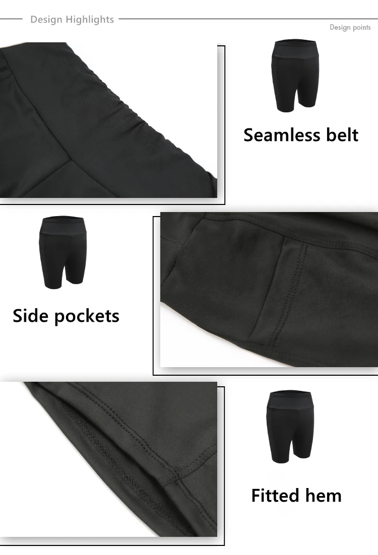 2026 Women's Yoga Pants Gym Pants Sports Running Shorts Quick Dry Leggings Cycling Push-Ups Safety Panties with Side Pockets