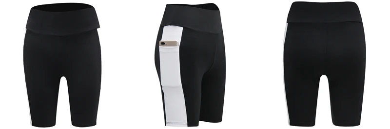 2026 Women's Yoga Pants Gym Pants Sports Running Shorts Quick Dry Leggings Cycling Push-Ups Safety Panties with Side Pockets