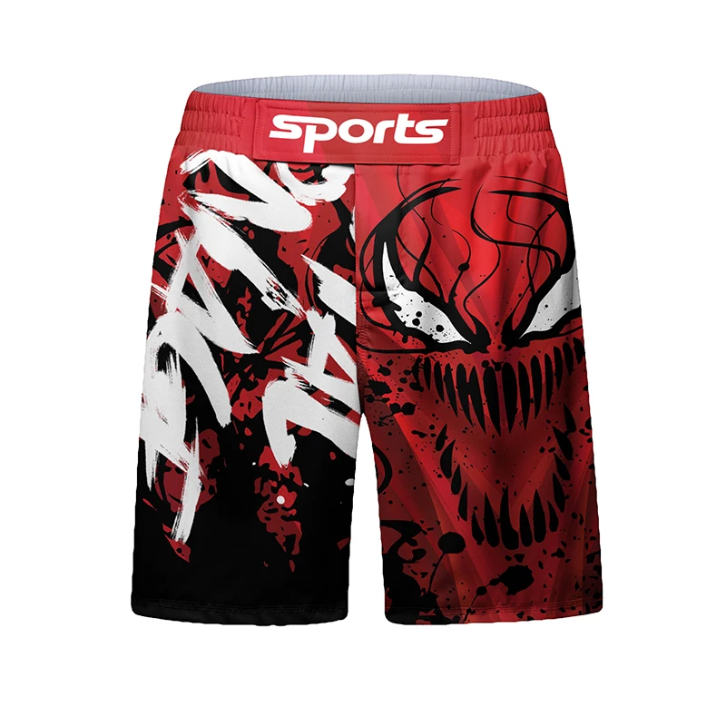 New Men MMA Compression T-shirt Muay Thai Shorts Spartan 4pcs/Set Rashguard Jiu Jitsu Shirts Clothing Bjj Boxing Boxe Sport Suit