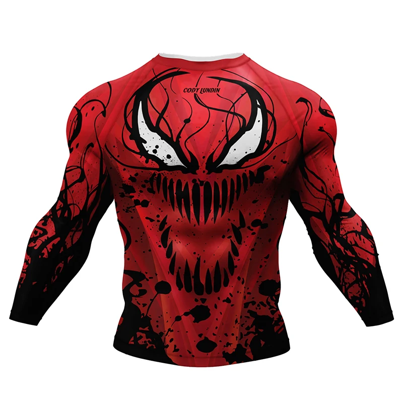 New Men MMA Compression T-shirt Muay Thai Shorts Spartan 4pcs/Set Rashguard Jiu Jitsu Shirts Clothing Bjj Boxing Boxe Sport Suit