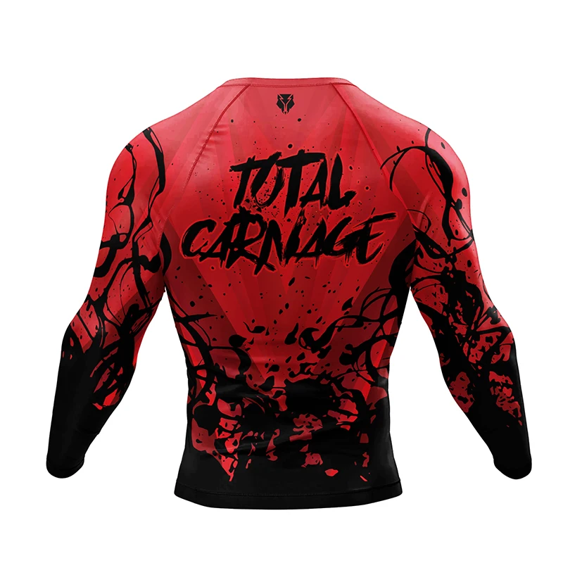 New Men MMA Compression T-shirt Muay Thai Shorts Spartan 4pcs/Set Rashguard Jiu Jitsu Shirts Clothing Bjj Boxing Boxe Sport Suit