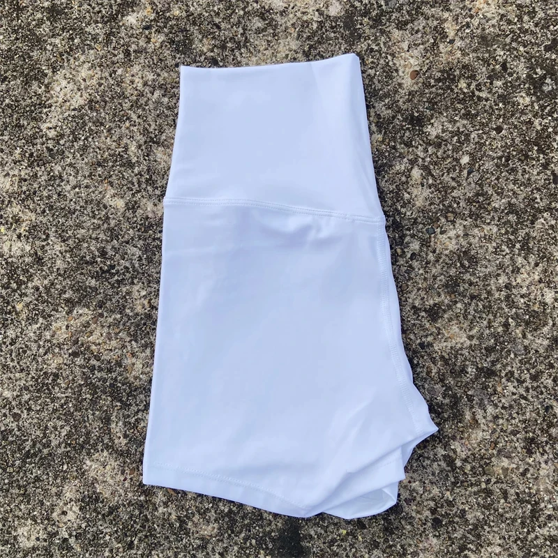 Solid Color High Waist Yoga Short Leg Women Fitness Sport Short  Bike Soft Squatting Proof Comprehensive Training Jog Athletic