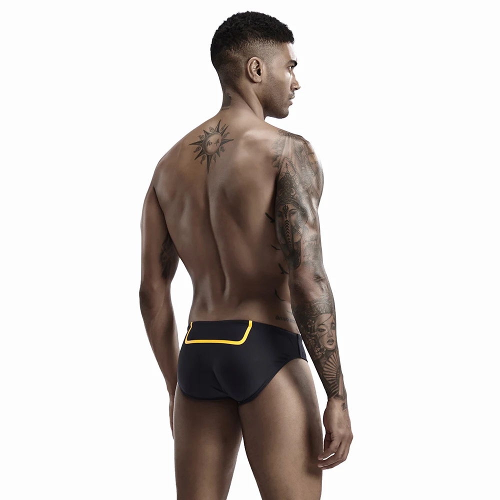 SEOBEAN Men's Low Rise Swim Briefs Classic Bikini Swimwear